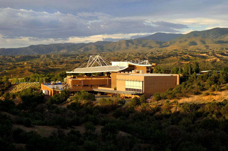 View of theater deck during day from a distance